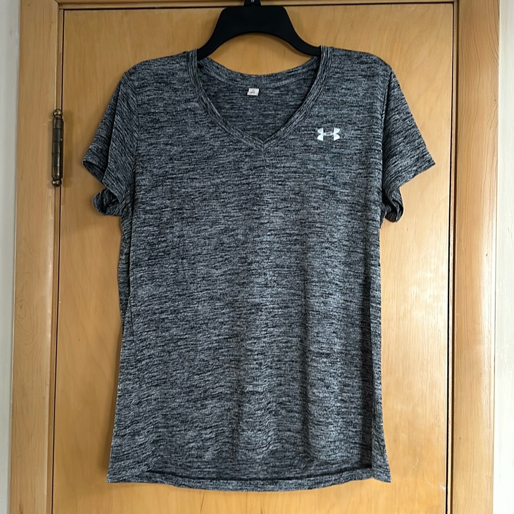 under armour grey heather hestgear t shirt